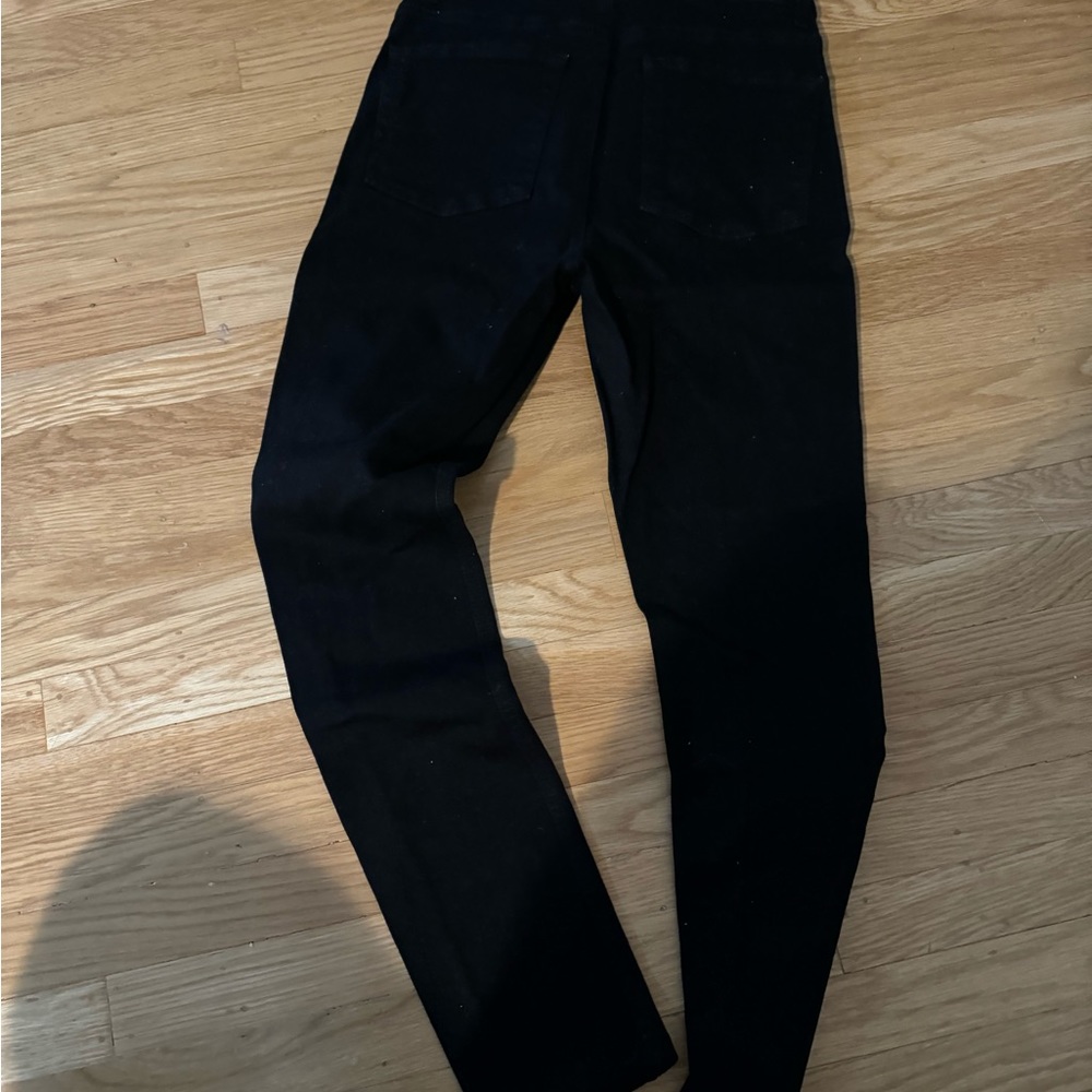 Reformation Harper button fly high rise jeans black size 27 - Picture 4 of 4